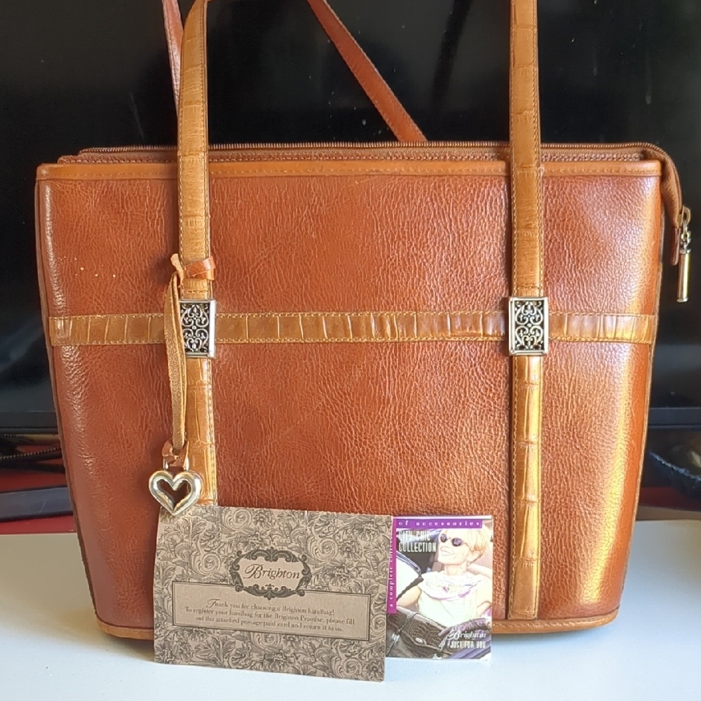 Brighton Tote Leather Bag - Picture 2 of 8